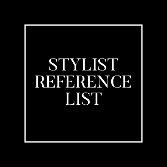 Stylist Reference List